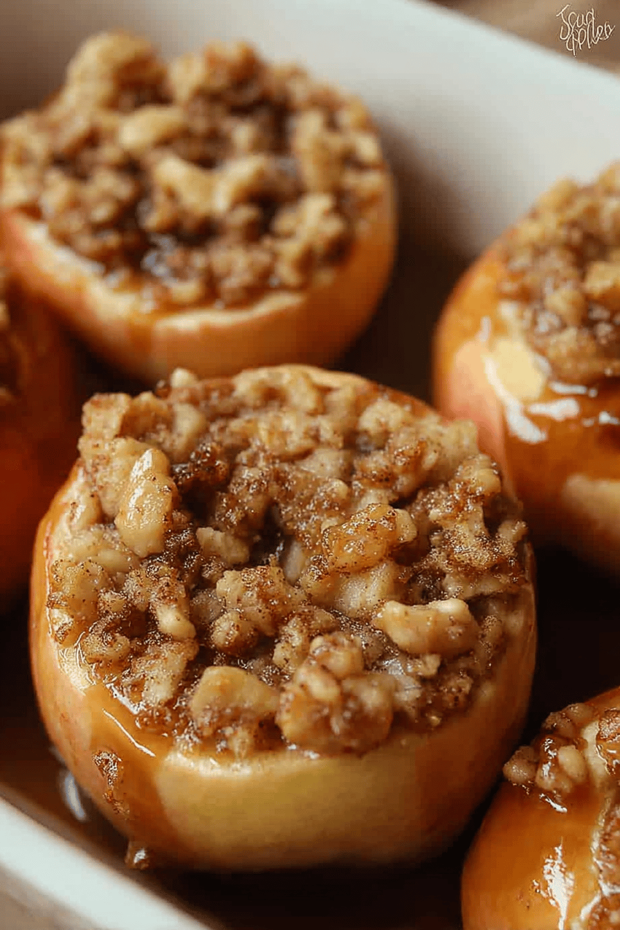 Stuffed Baked Apples With Cinnamon And Nutty Filling Recipe 7 Baked Stuffed Apples