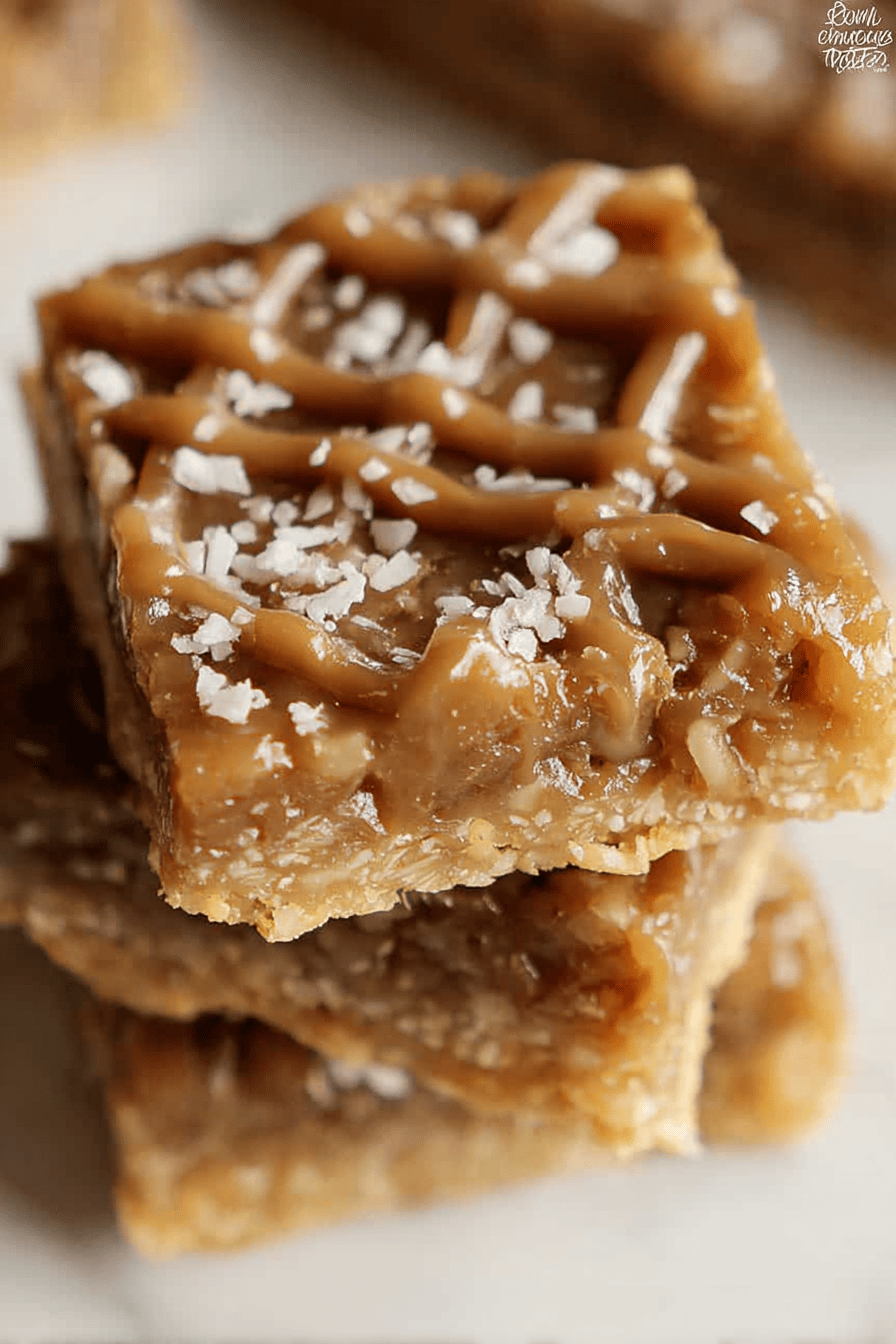 Caramel Coconut Bars Recipe With Creamy Caramel And Toasted Coconut 7 Caramel Coconut Bars