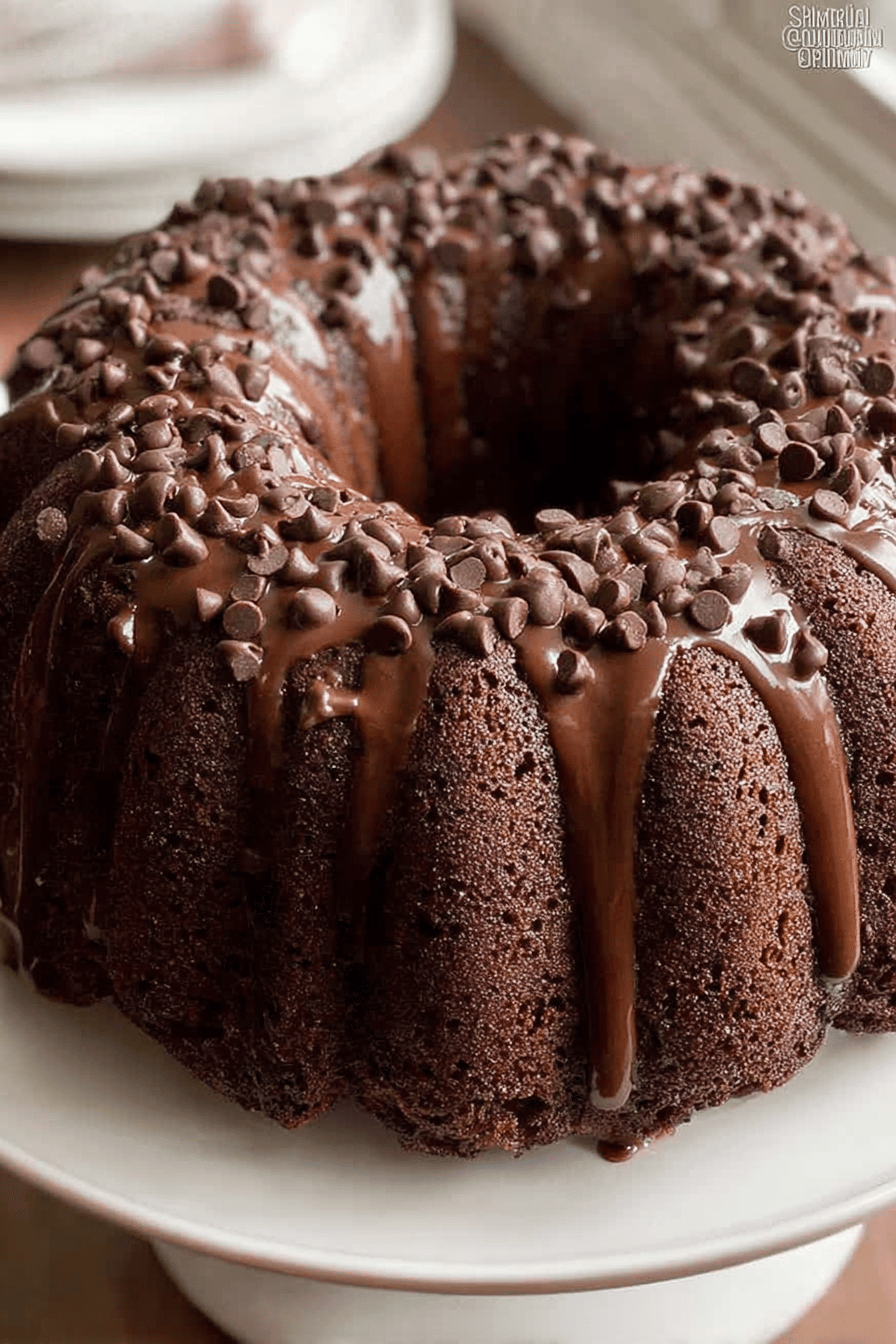 Chocolate Bundt Cake Recipe With Moist, Rich, And Easy Instructions 6 Chocolate Bundt Cake