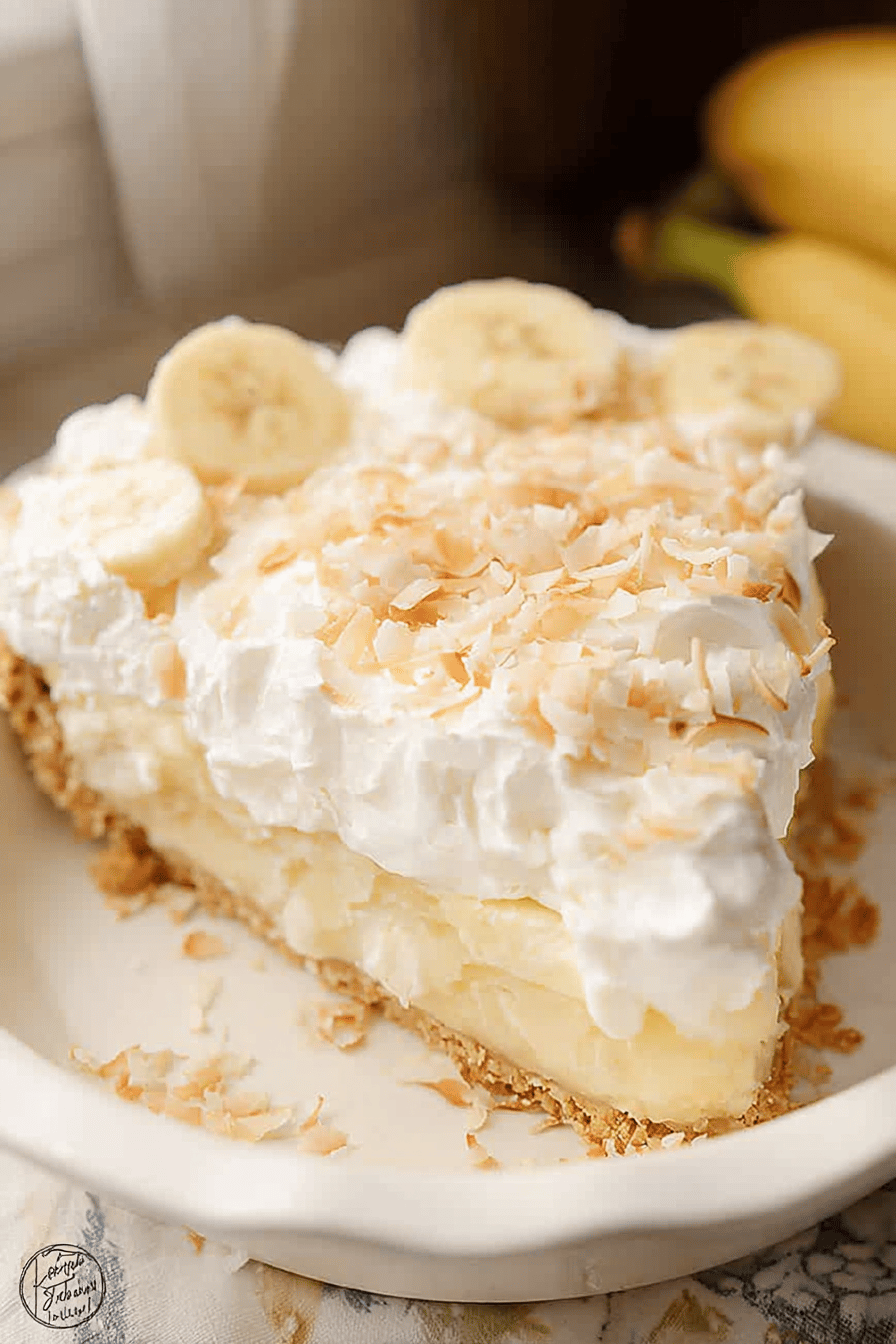 Banana Coconut Cream Pie Recipe With Smooth And Creamy Texture 7 Deep Dish Coconut Banana Cream Pie