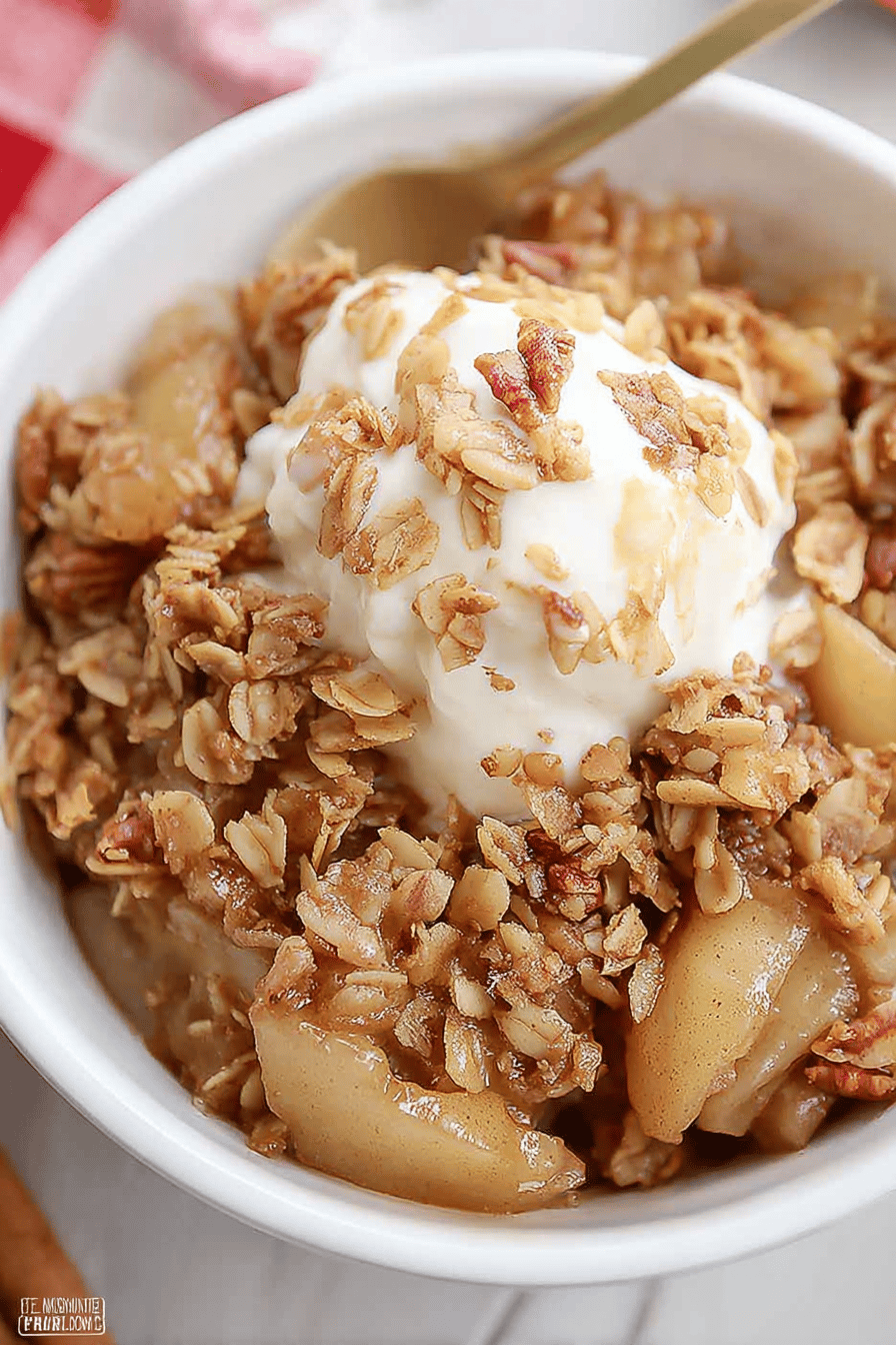 Maple Apple Breakfast Crisp