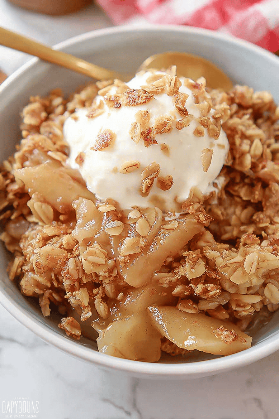 Maple Apple Breakfast Crisp