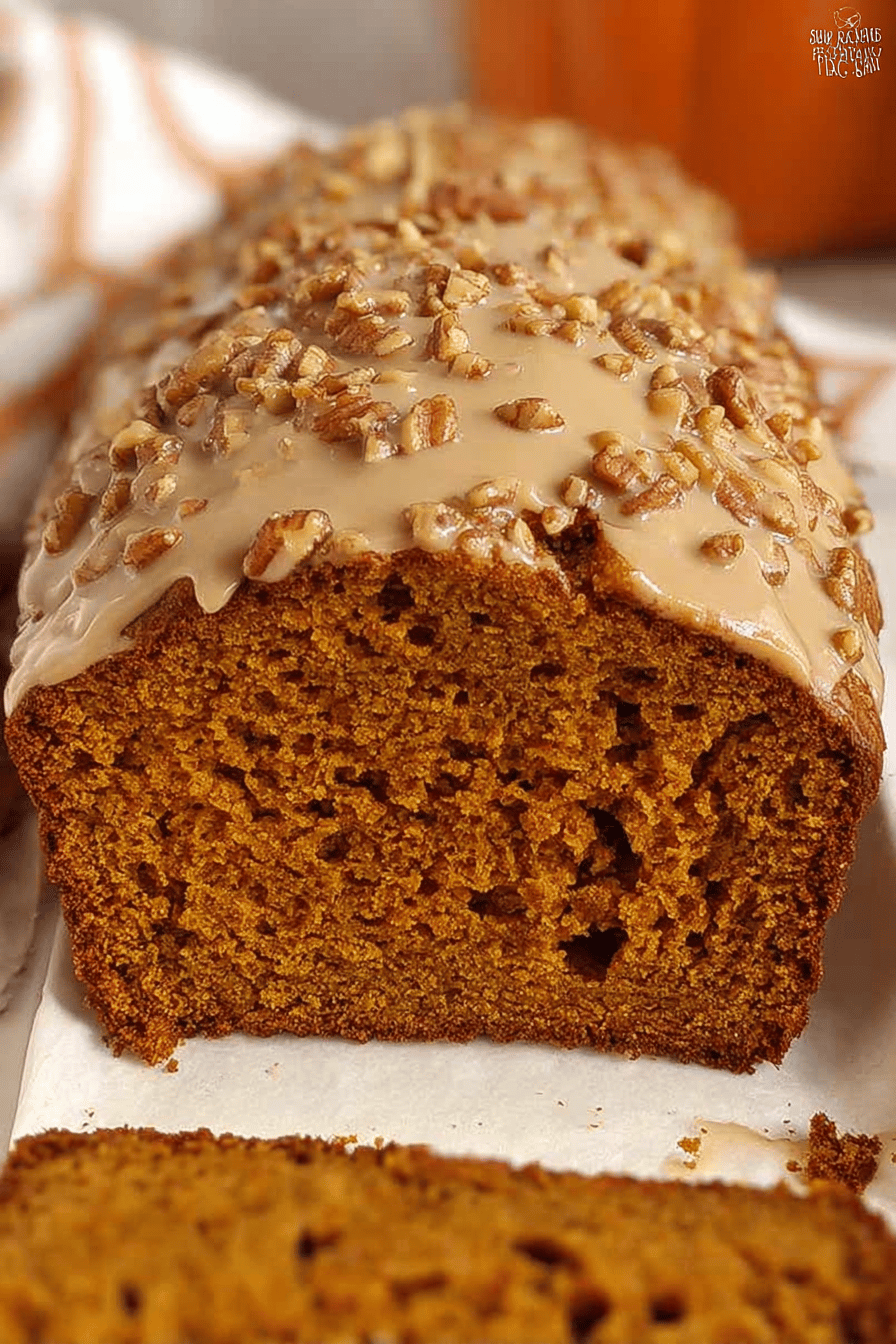 Pumpkin Bread With Sweet Maple Glaze Recipe 6 Maple Pumpkin Bread