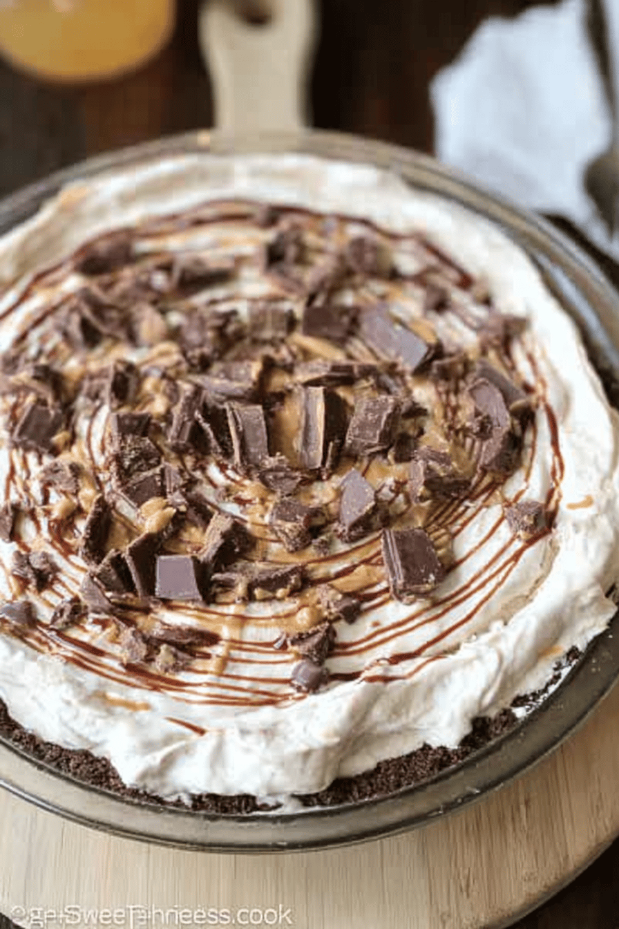 No-Bake Peanut Butter Fudge Ice Cream Pie Recipe For Easy Dessert 7 Peanut Butter Fudge Ice Cream Pie