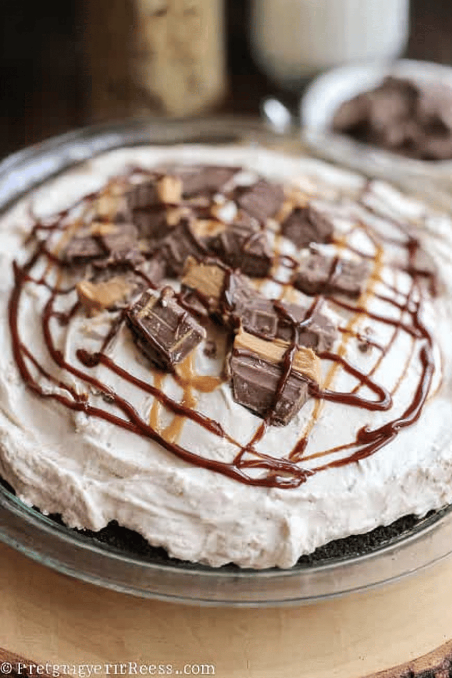 No-Bake Peanut Butter Fudge Ice Cream Pie Recipe For Easy Dessert 6 Peanut Butter Fudge Ice Cream Pie