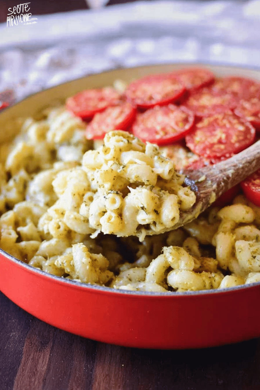 Pesto Macaroni And Cheese