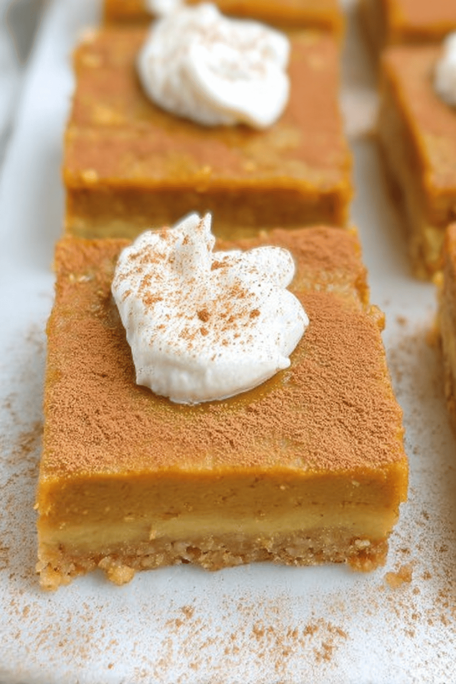 Easy Pumpkin Pie Bars Recipe With Simple Ingredients And Quick Prep 7 Pumpkin Pie Bars