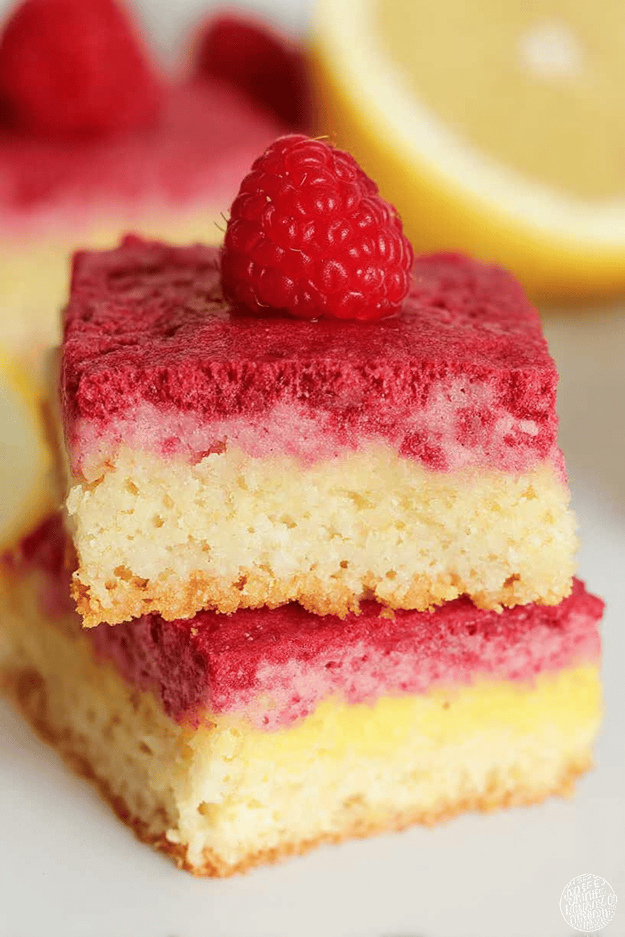 Raspberry Lemon Bars