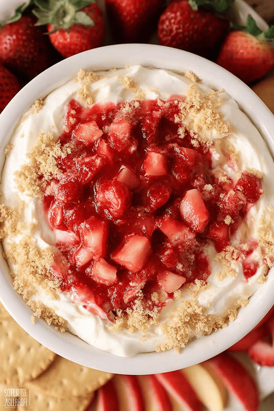 Strawberry Cheesecake Dip Recipe For Simple And Creamy Desserts 4 Strawberry Cheesecake Dip
