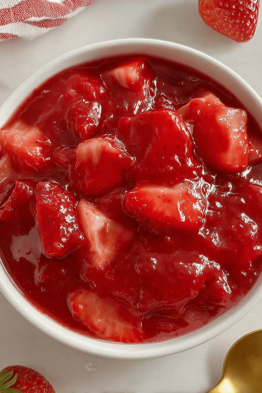 Strawberry Sauce Recipe For Fresh And Easy Homemade Toppings 6 Strawberry Sauce