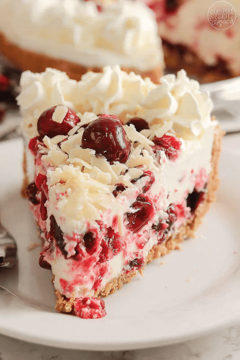 Christmas Cheesecake With Cranberry Jam And White Chocolate Mousse 8 White Chocolate Cranberry Cheesecake 22.Png