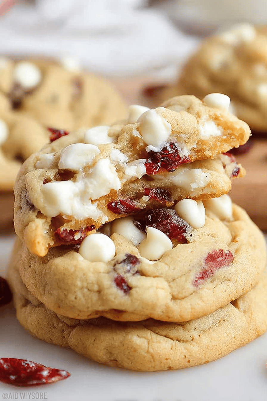 Soft Baked Cookies With White Chocolate And Cranberries 7 White Chocolate Cranberry Cookies