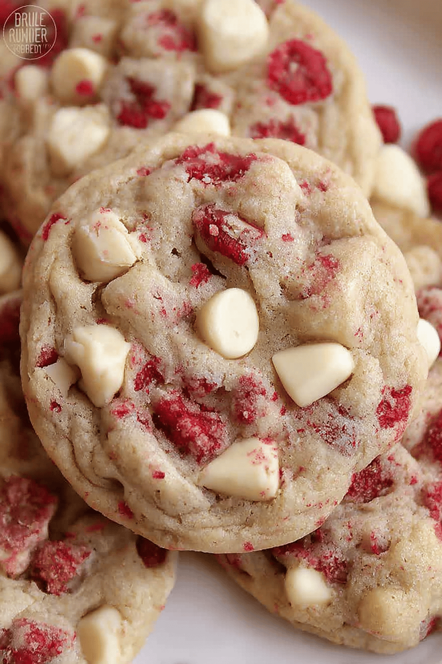 White Chocolate Raspberry Cookies