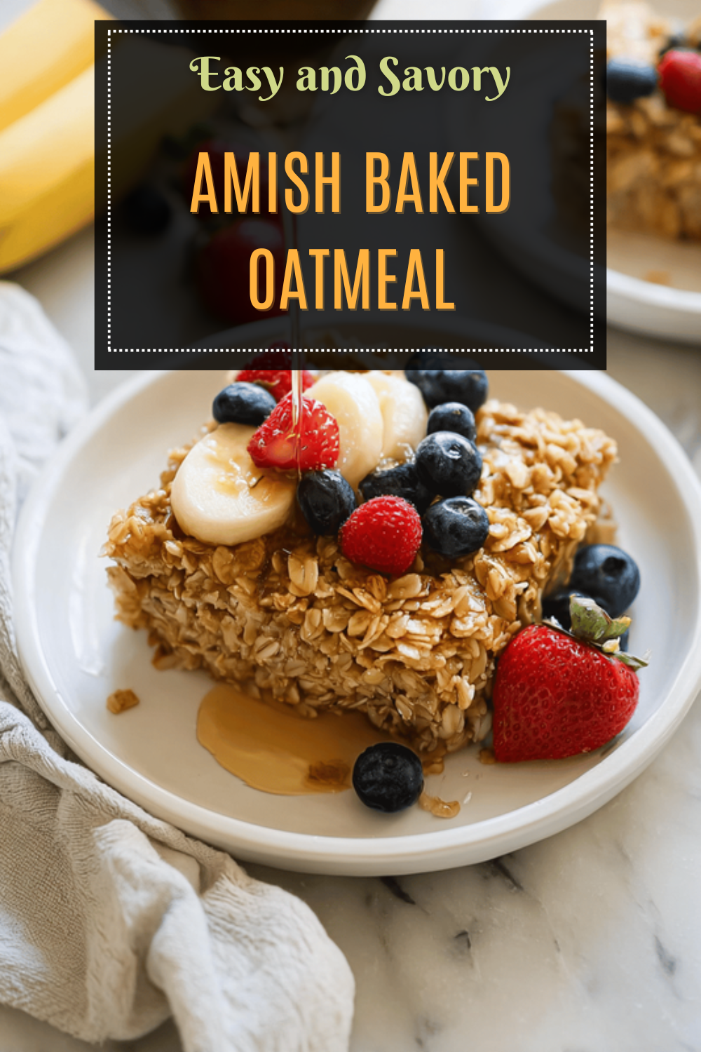 Amish Baked Oatmeal