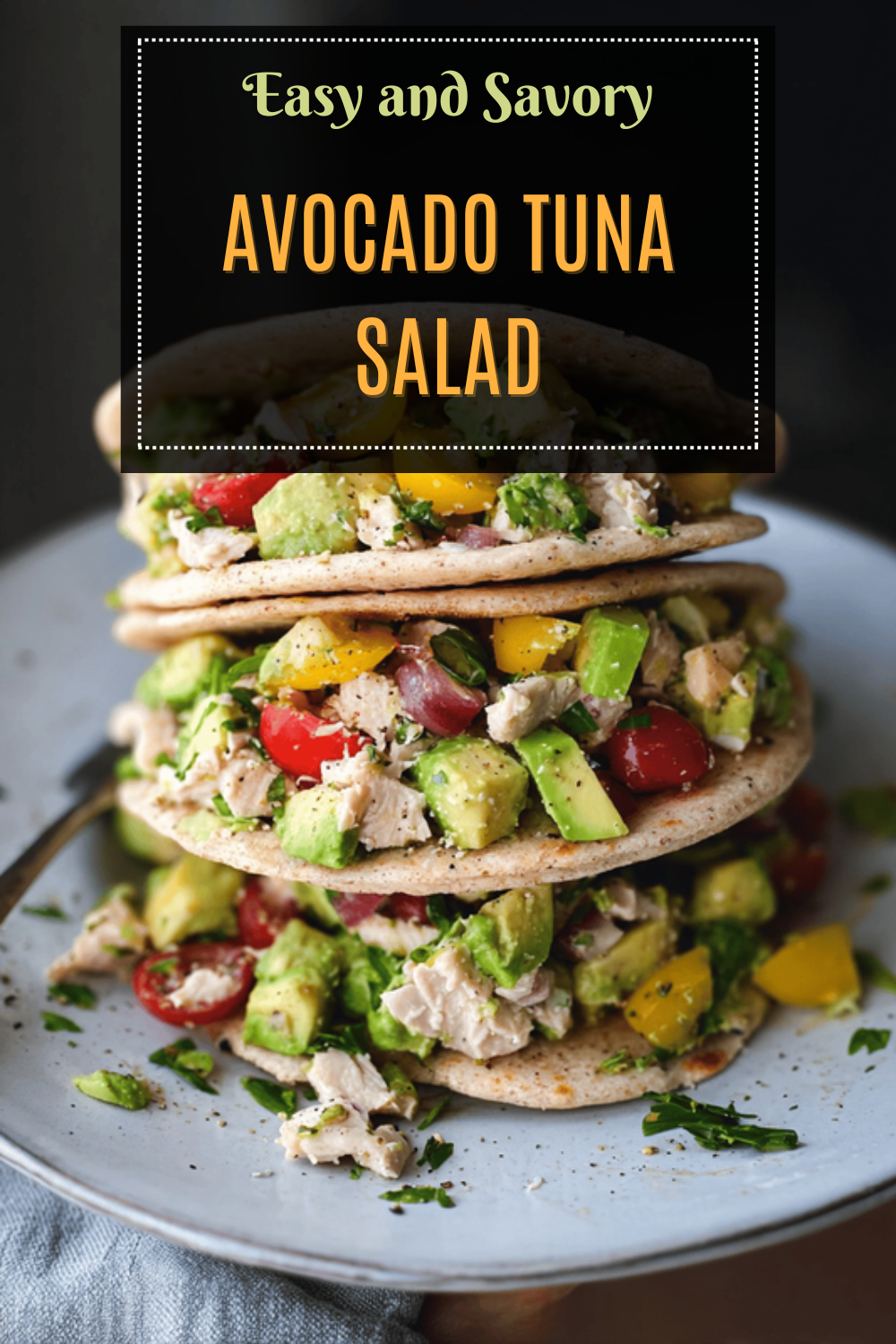 Avocado Tuna Salad Recipe With Fresh And Healthy Ingredients 7 Avocado Tuna Salad