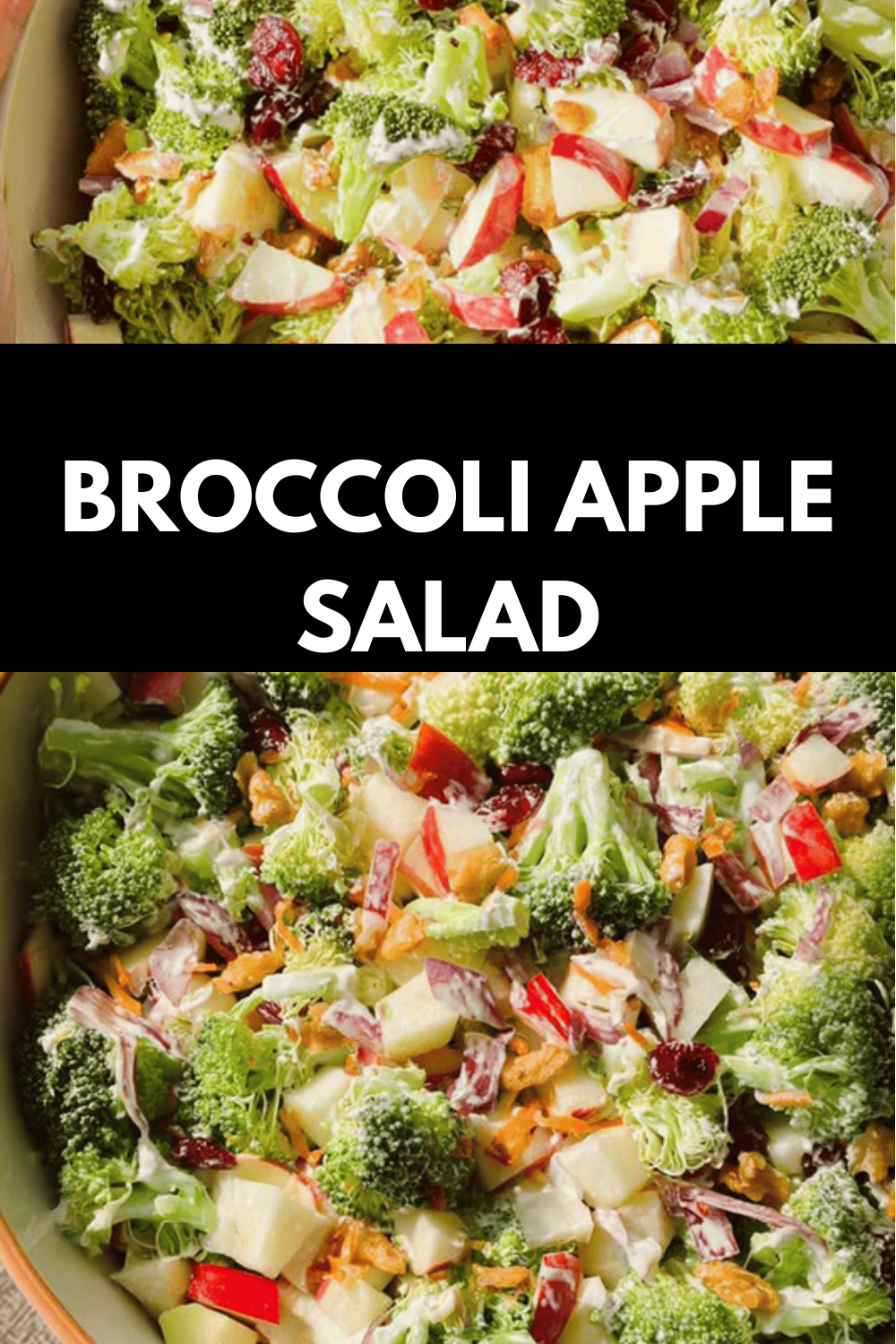 Broccoli Apple Salad Recipe With Fresh Ingredients And Simple Dressing 6 Broccoli Apple Salad