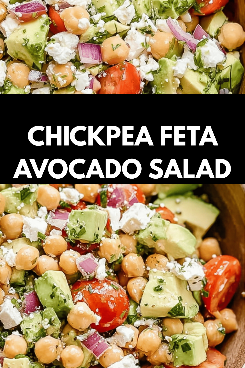 Chickpea Salad With Creamy Avocado And Tangy Feta Cheese 6 Chickpea Feta Avocado Salad