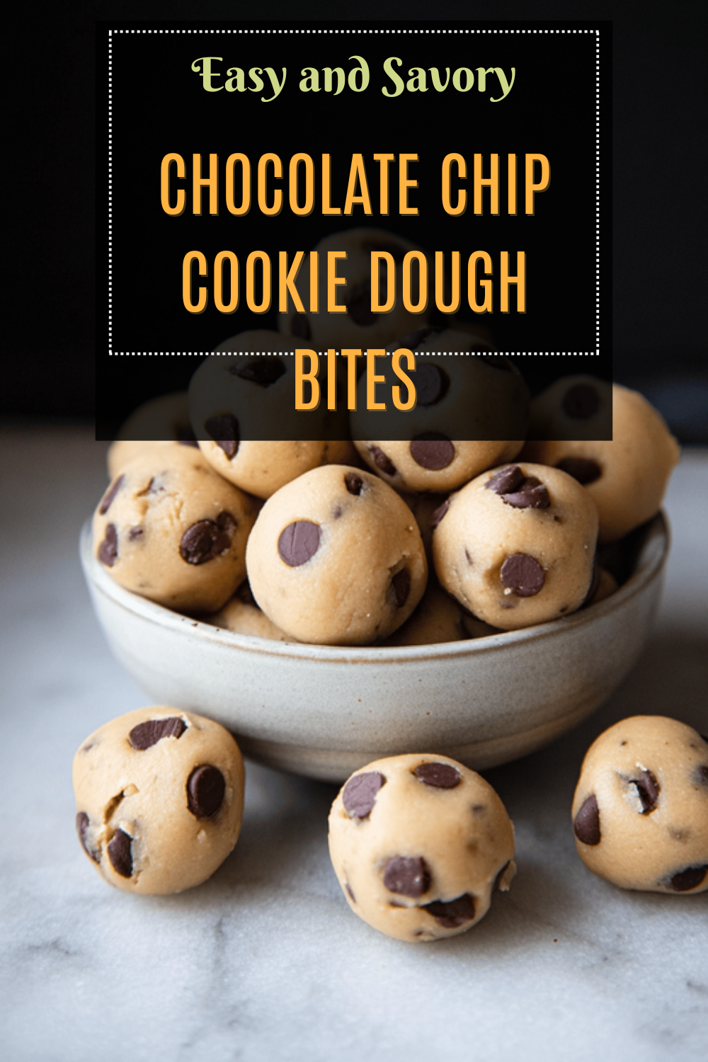 Chocolate Chip Cookie Dough Bites Recipe For Easy No-Bake Treats 7 Chocolate Chip Cookie Dough Bites