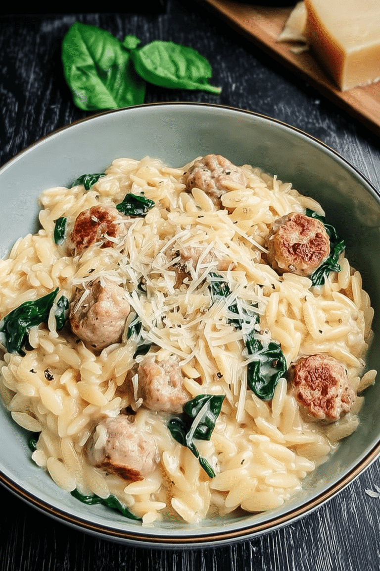 Creamy Chicken Sausage Orzo 33.Png