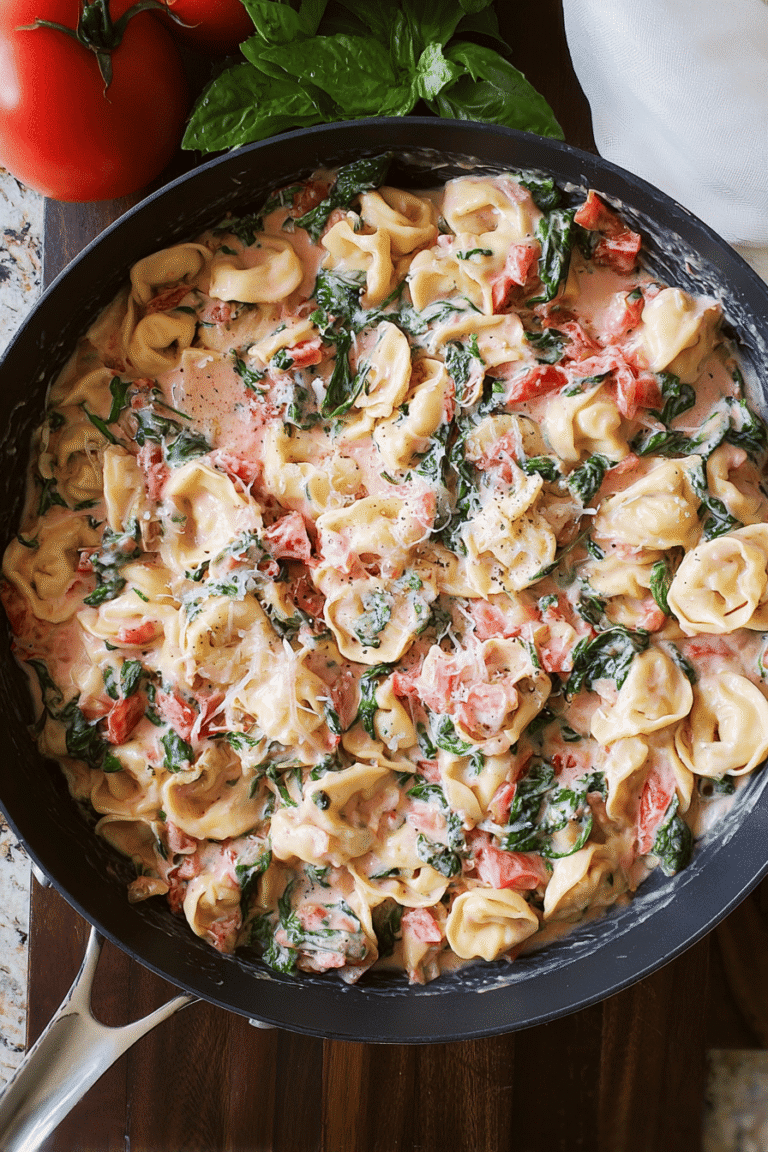 Creamy Spinach Tomato Tortellini 80.Png