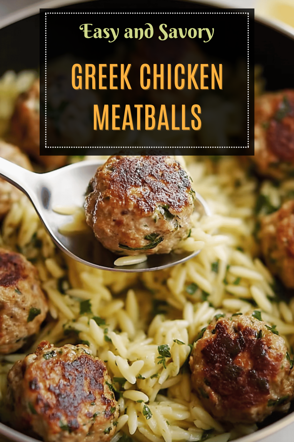 Greek Chicken Meatballs
