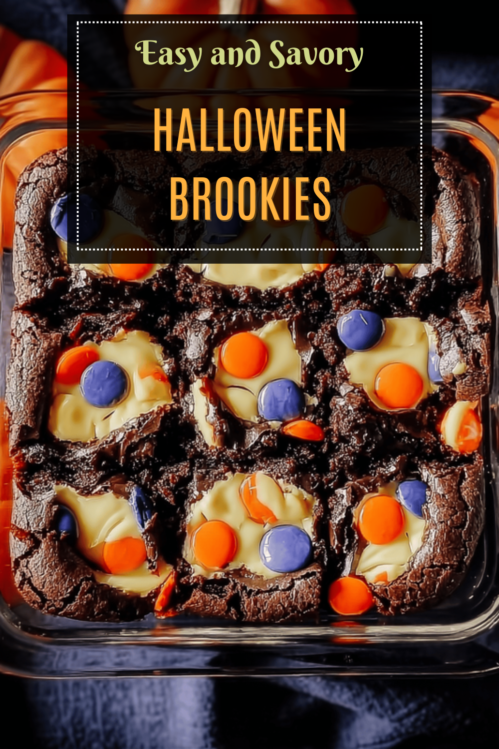 Halloween Brookies Recipe Combining Brownies And Cookies For Festive Treats 7 Halloween Brookies