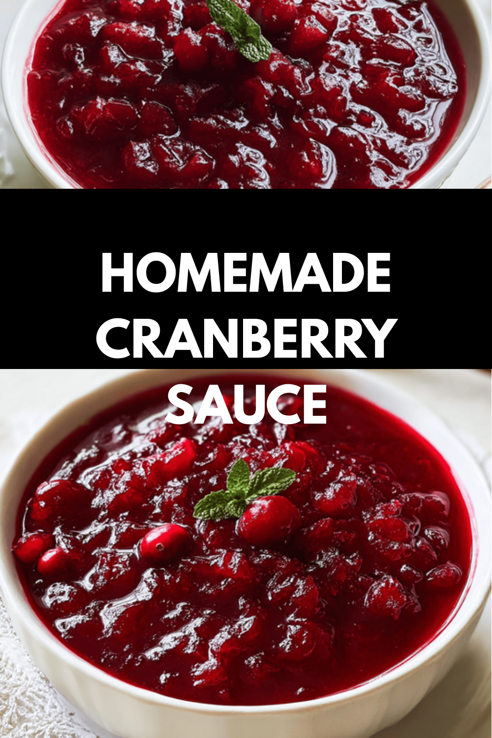 Homemade Cranberry Sauce
