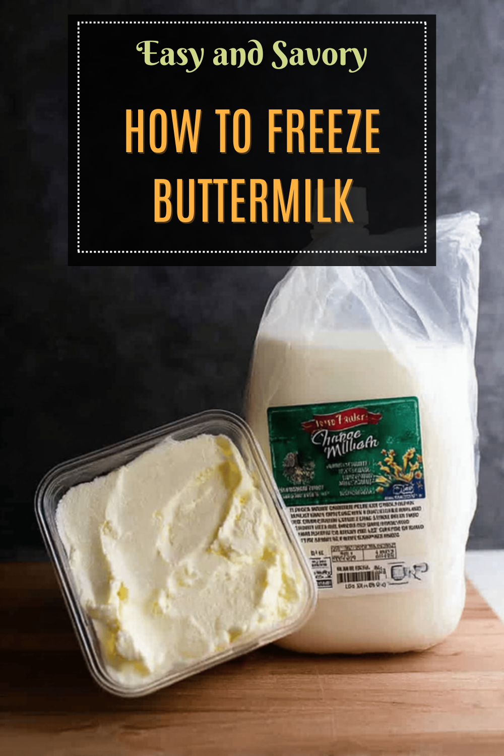 Buttermilk Freezing Tips And Storage Guide For Freshness 7 How To Freeze Buttermilk