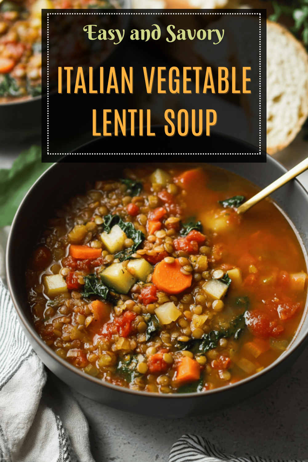 Italian Vegetable Lentil Soup