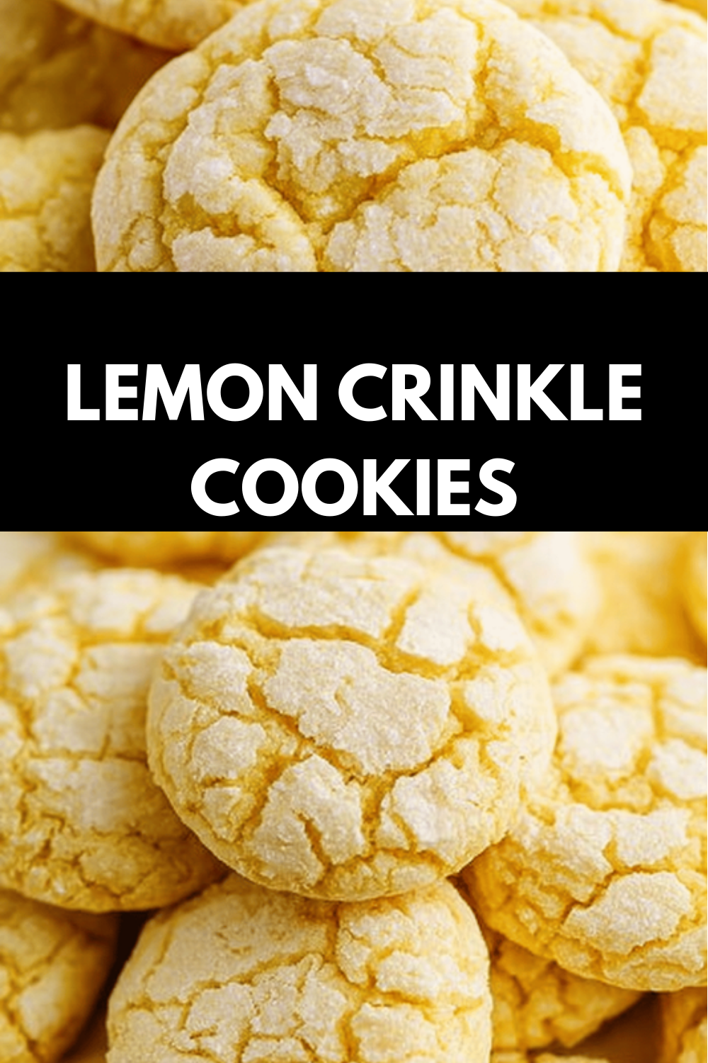 Lemon Crinkle Cookies