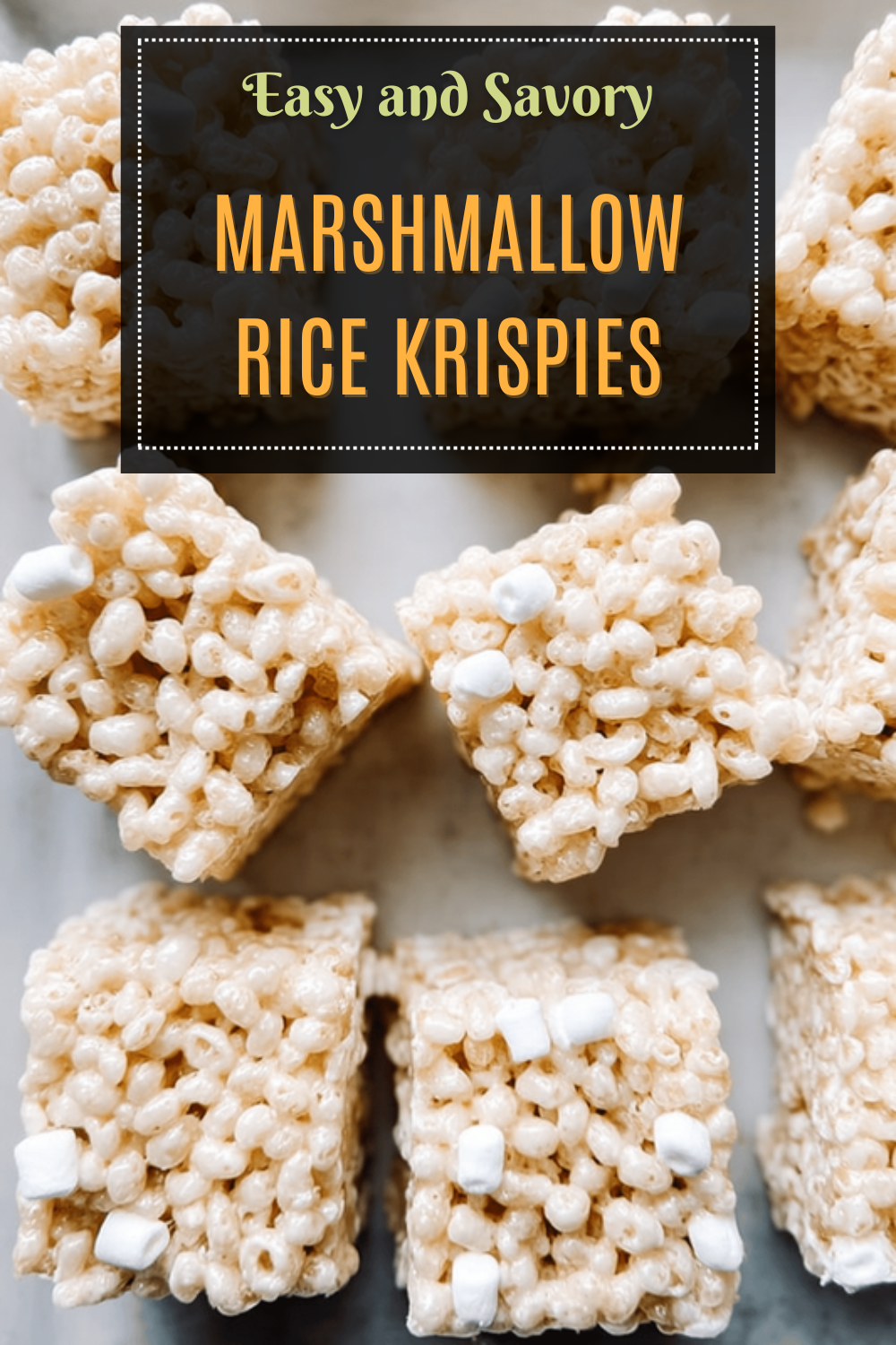 Rice Krispies Treats Recipe Classic Homemade Sweet Snack 7 Marshmallow Rice Krispies