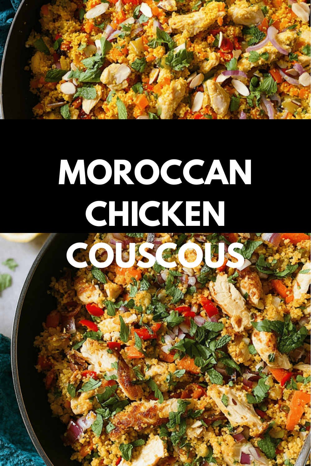 Moroccan Chicken Couscous With Spices And Fresh Herbs Recipe 6 Moroccan Chicken Couscous