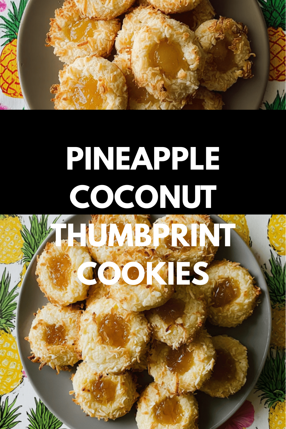 Pineapple Coconut Thumbprint Cookies Recipe For Tropical Flavor 6 Pineapple Coconut Thumbprint Cookies