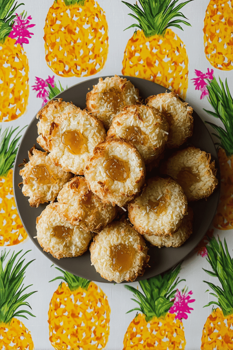 Pineapple Coconut Thumbprint Cookies 32.Png