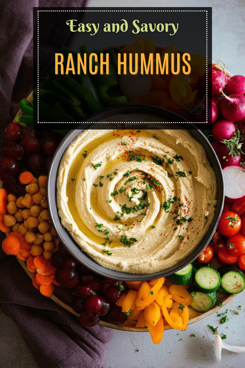 Ranch Hummus Recipe With Bold Herbs And Creamy Texture 7 Ranch Hummus