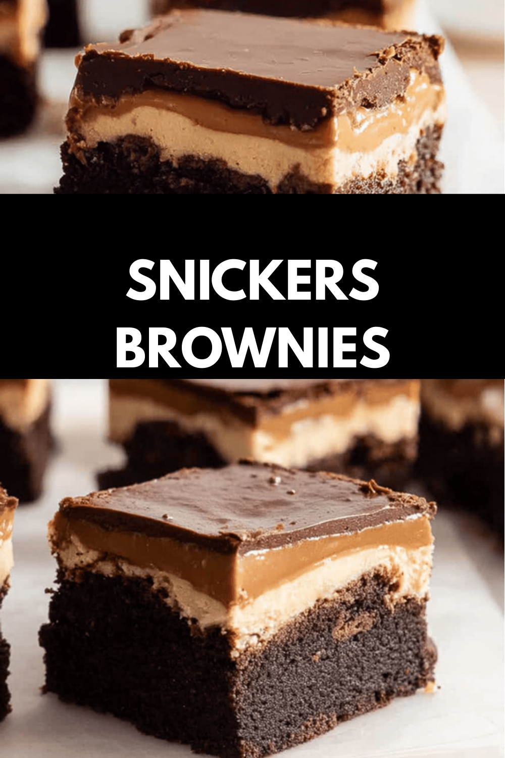 Snickers Brownies Recipe With Gooey Caramel And Crunchy Peanuts 6 Snickers Brownies