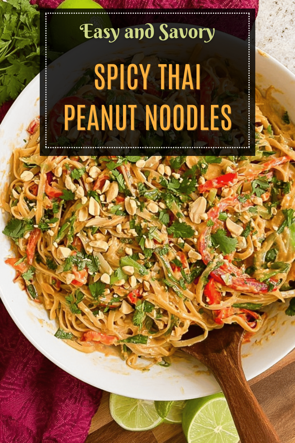 Spicy Thai Peanut Noodles