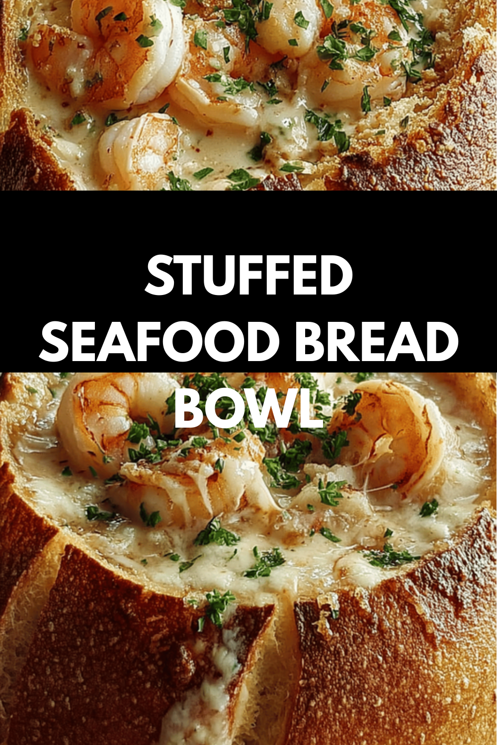 Stuffed Seafood Bread Bowl