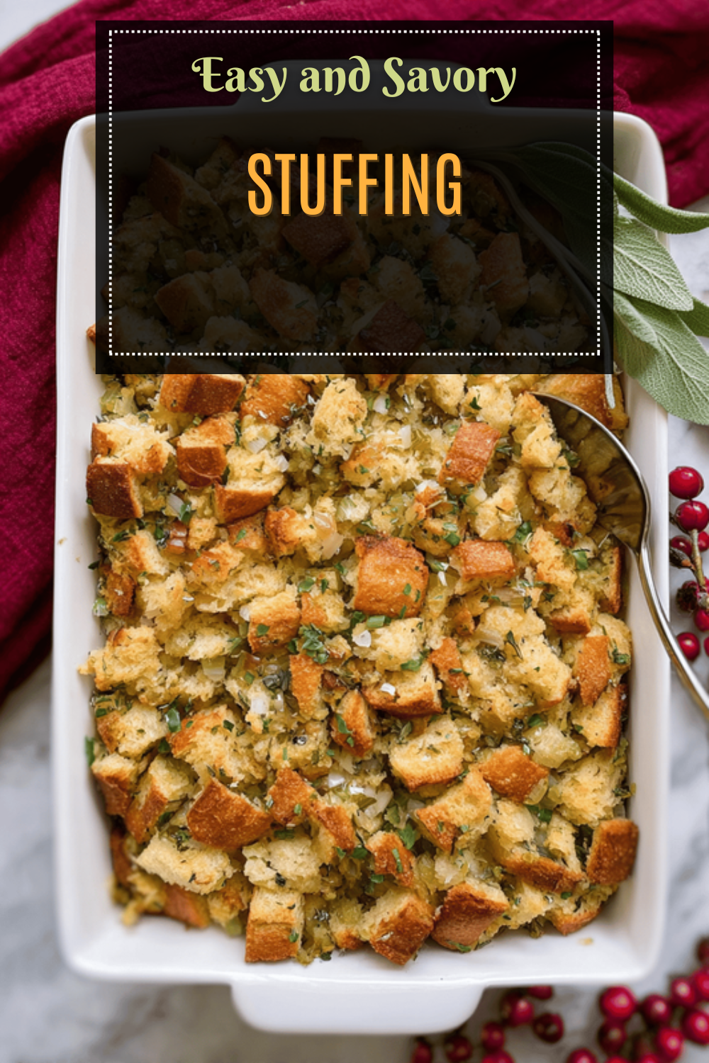 Buttery Herb Stuffing Recipe For Flavorful Holiday Meals 7 Stuffing