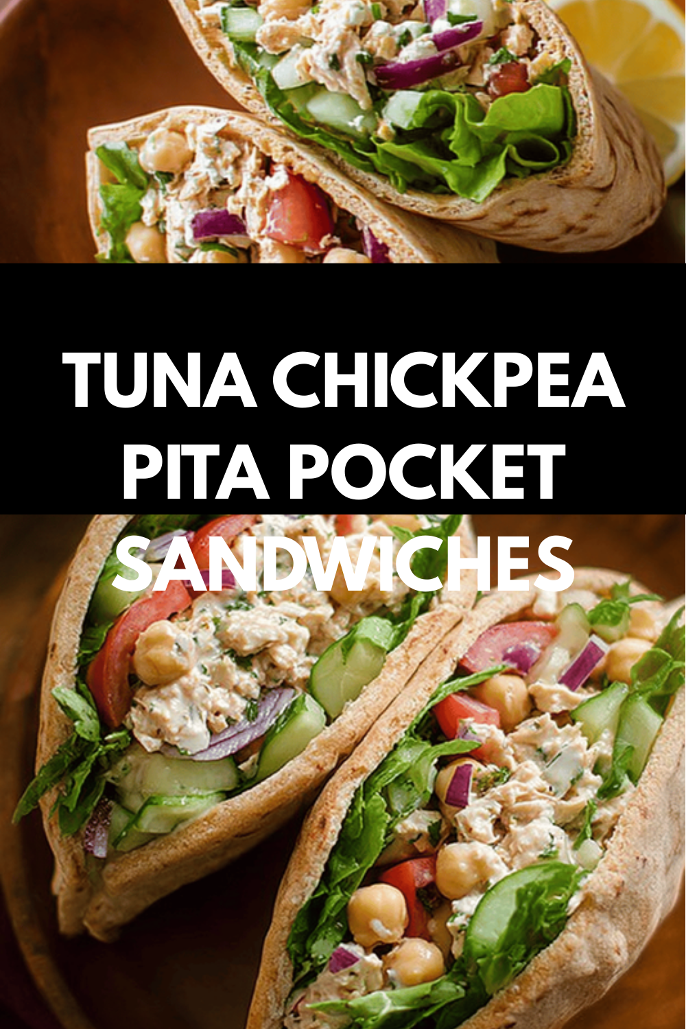 Tuna And Chickpea Pita Sandwiches For Quick Healthy Meals 6 Tuna Chickpea Pita Pocket Sandwiches
