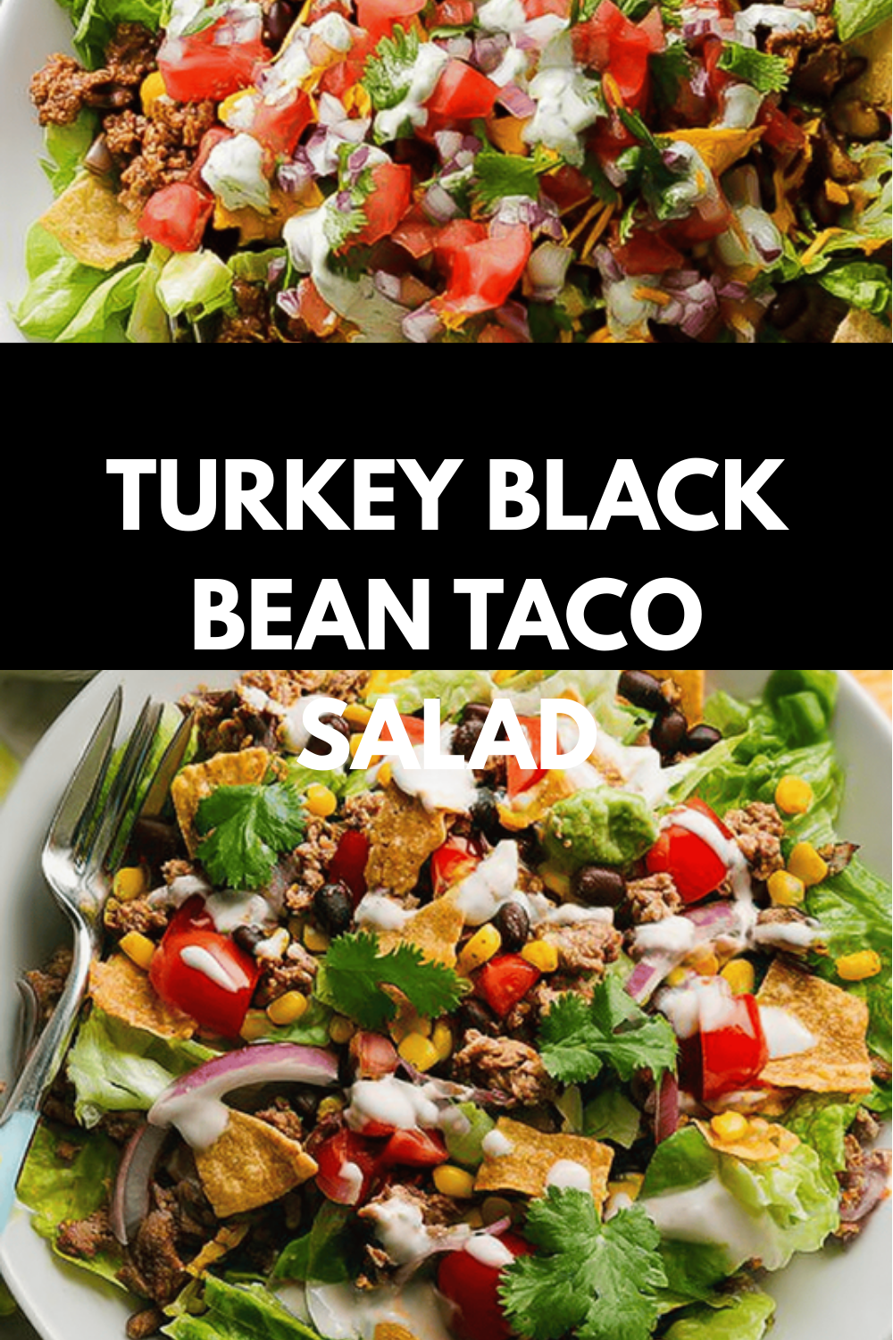 Turkey Black Bean Taco Salad