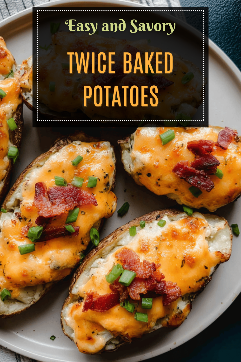 Twice Baked Potatoes Recipe With Creamy Cheese And Crispy Topping 7 Twice Baked Potatoes