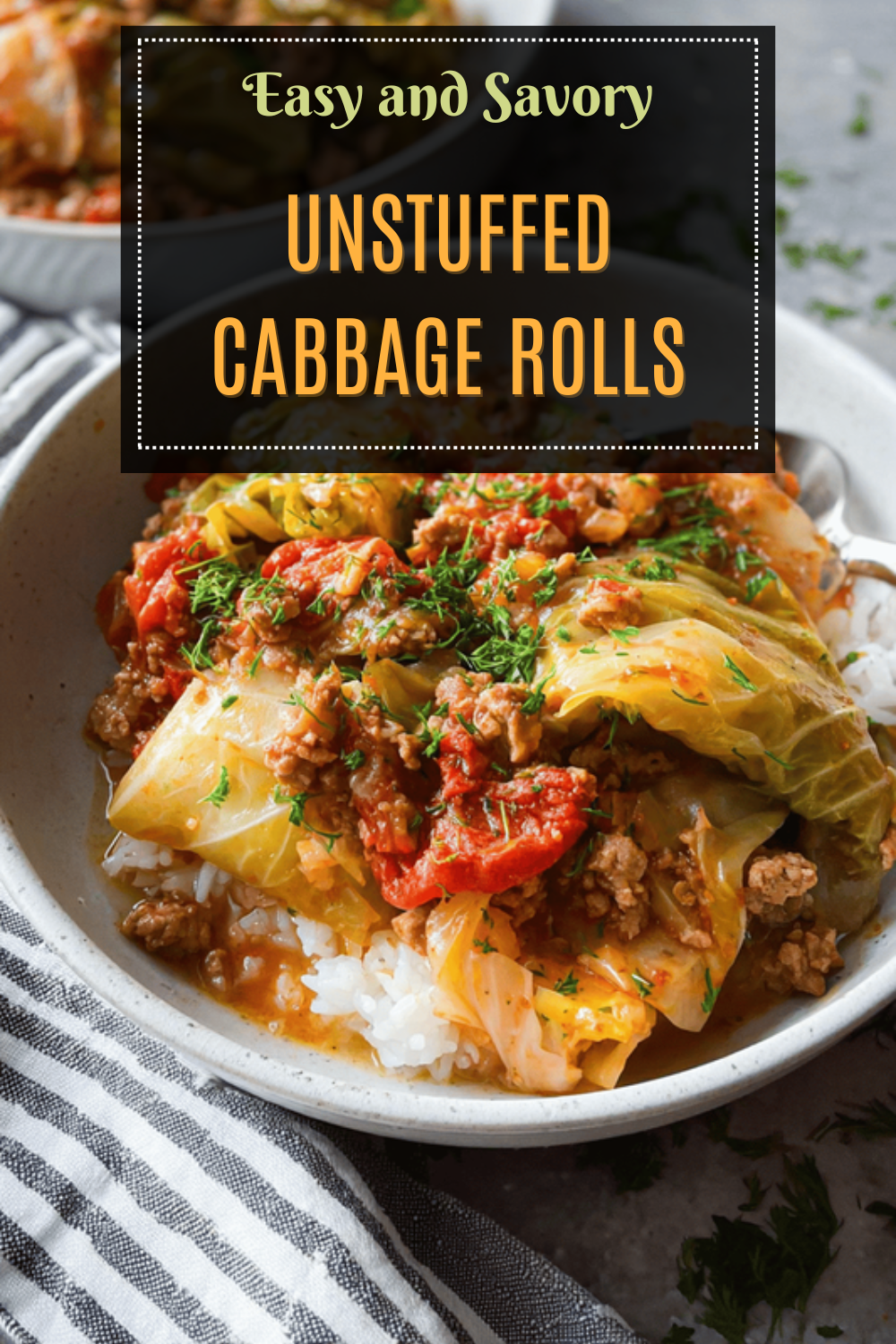 Unstuffed Cabbage Rolls