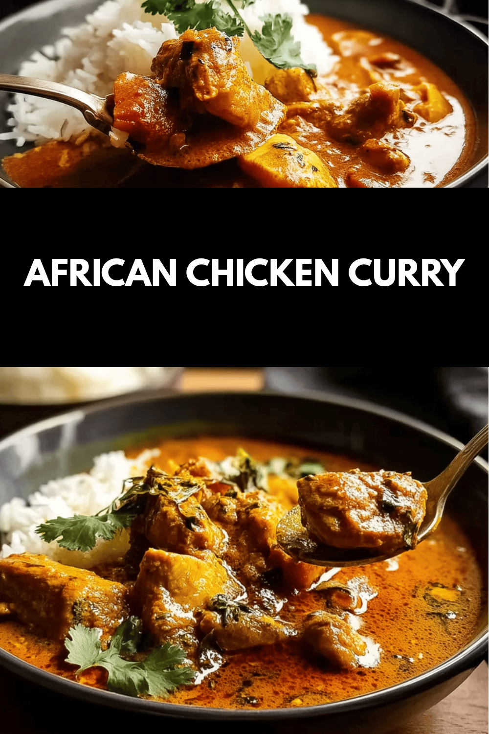 African Coconut Chicken Curry With Rich Spices And Creamy Sauce 6 African Chicken Curry