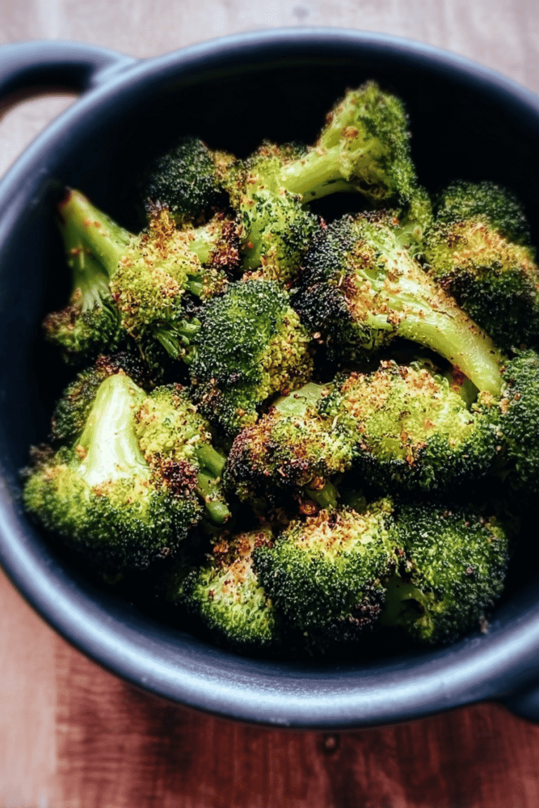Air Fryer Roasted Broccoli 21.Png