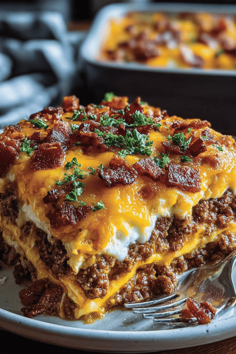 Bacon Cheeseburger Pan Lasagna 11.Png
