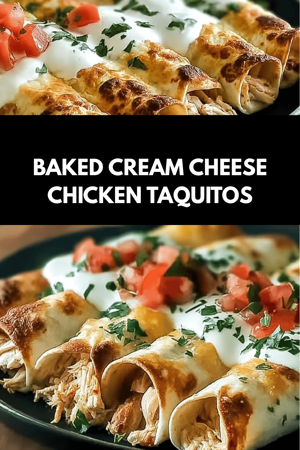 Baked Cream Cheese Chicken Taquitos Recipe For Easy Appetizers 6 Baked Cream Cheese Chicken Taquitos
