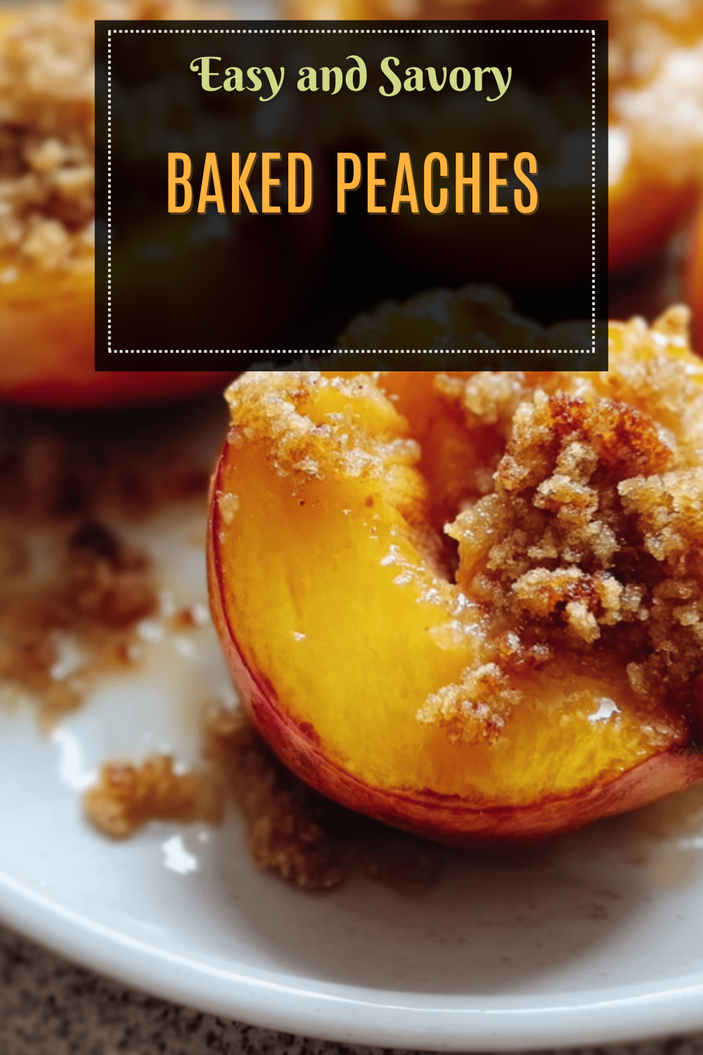 Baked Peaches