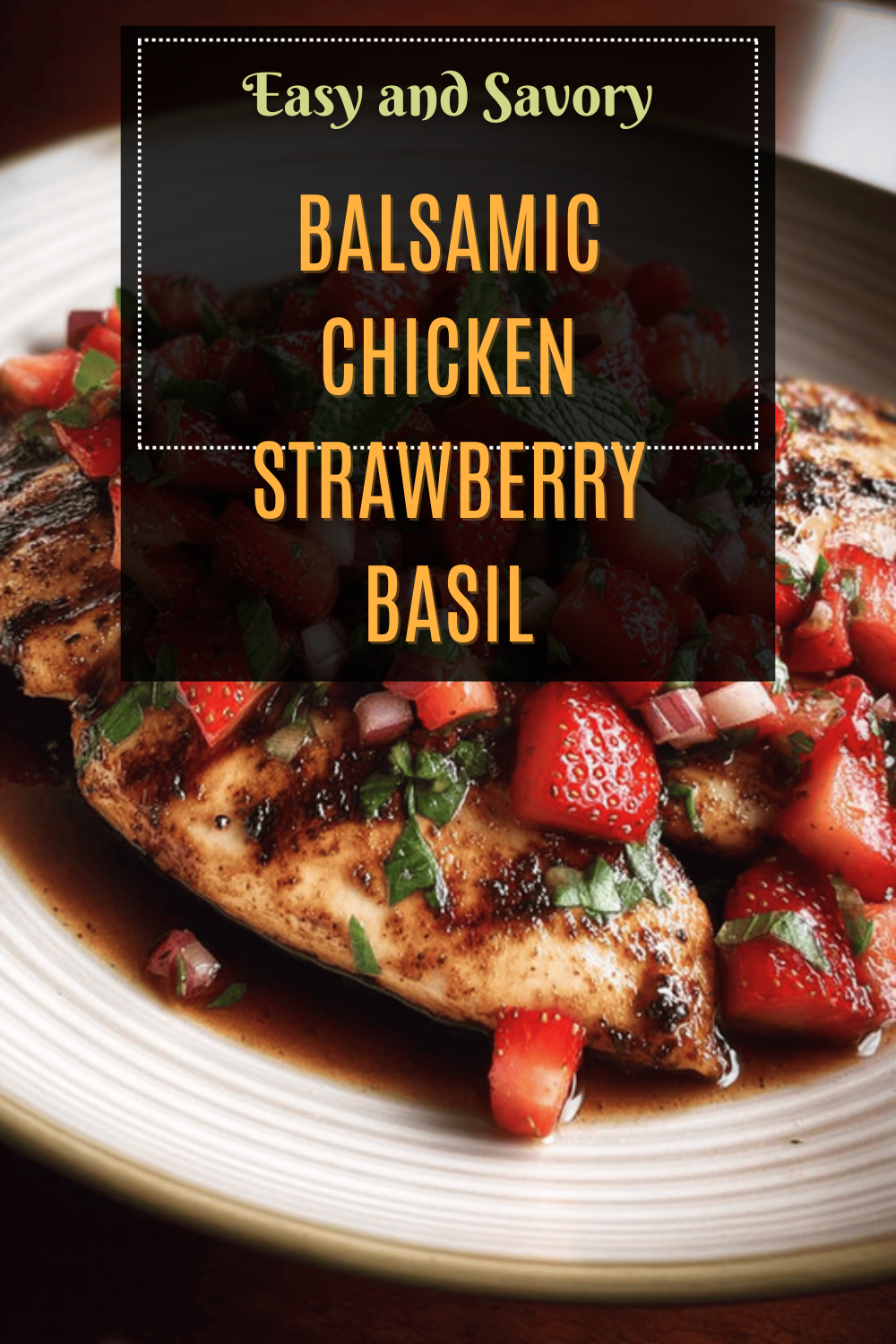 Strawberry Basil Chicken Recipe With Fresh Herbs And Juicy Flavors 7 Balsamic Chicken Strawberry Basil