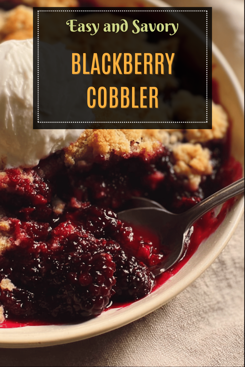 Blackberry Cobbler